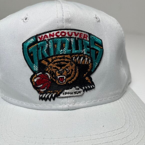 1994 Sports Specialties Vancouver Grizzlies Logo Snapback Hat - Picture 2 of 11